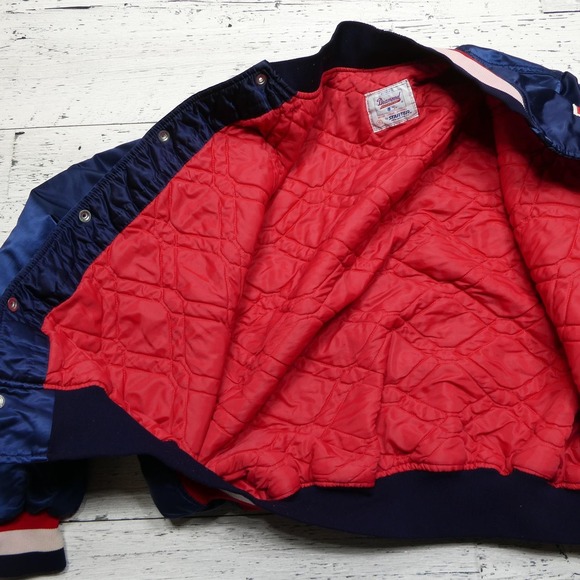 Vintage Minnesota Twins Jacket Mens XL Blue MLB Baseball Starter Satin Made‎ USA - Picture 8 of 11